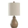 Faux Wood Accent Table Lamp