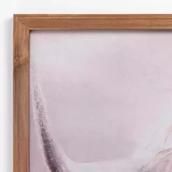 Felt Highland Cow Framed Art Print