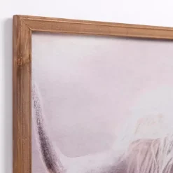 Felt Highland Cow Framed Art Print