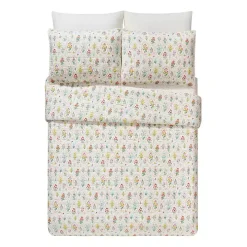 Floral Wallpaper 3-pc. King Quilt Set
