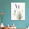 Floursack Lavender III Linen Canvas Art Print