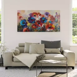 Flower Garden Canvas Wall Art