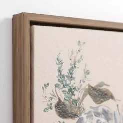Flower Stems I Framed Canvas Art Print