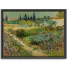 Flowering Garden Path Canvas Art Print, 42x32 in.