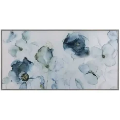 Flowering Indigo Floral Framed Art Print