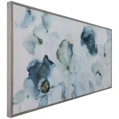 Flowering Indigo Floral Framed Art Print