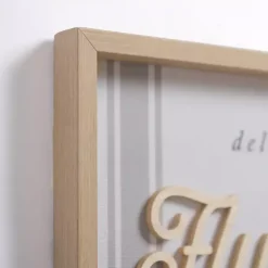 Fluff and Fold Wood Wall Plaque