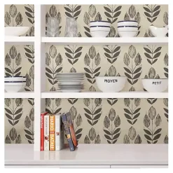 Folk Tulip Peel and Stick Wallpaper