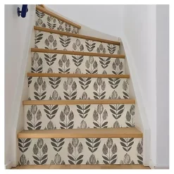 Folk Tulip Peel and Stick Wallpaper