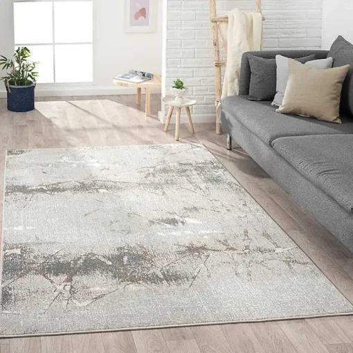 Fractional Stone Area Rug, 7x9