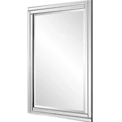 Frameless Double Panel Wall Mirror