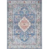 Fulton Blue Medallion Area Rug, 7x9