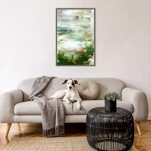 Garden Dreams Framed Canvas Art Print
