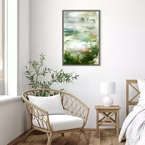 Garden Dreams Framed Canvas Art Print