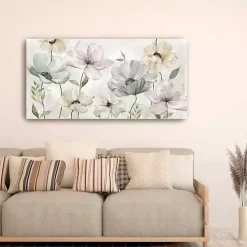 Garden Grays Canvas Art Print