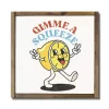 Gimme a Squeeze Lemon Framed Wall Plaque