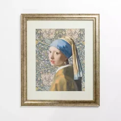 Girl With a Pearl Earring Framed Art Print