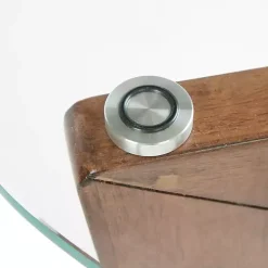 Glass Triangular Walker Coffee Table