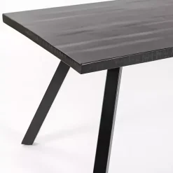 Glenn Midnight Wood Rectangular Dining Table