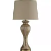 Glimmer Bronze Glass Table Lamp