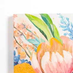 Glowing Florals Canvas Art Print