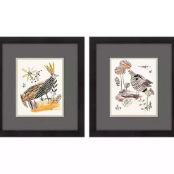 Glowing Garden Framed Art Prints, Set of 2