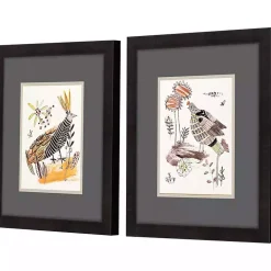 Glowing Garden Framed Art Prints, Set of 2