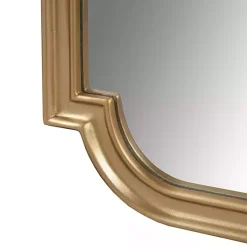 Gold Adelaide Scalloped Rectangular Wall Mirror