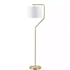 Gold Angular Modern Floor Lamp