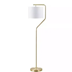 Gold Angular Modern Floor Lamp