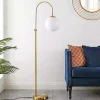 Gold Arch Globe Adjustable Floor Lamp
