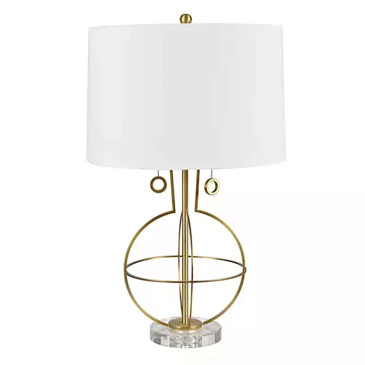 Gold Armillary Sphere Table Lamp