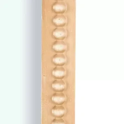 Gold Beaded Scroll Frame Wall Mirror