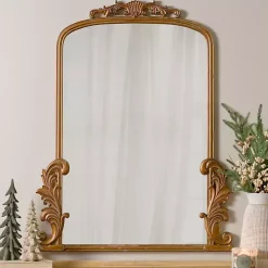 Gold Bordeaux Ornate Scroll Mirror