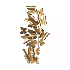 Gold Butterflies in Flight Wall Plaque