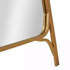 Gold Metal Arch Leaner Mirror