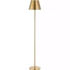 Gold Metal Asher Floor Lamp