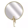 Gold Metal Figure Wall Mirror