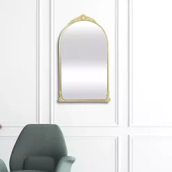 Gold Metal Modern Victorian Wall Mirror