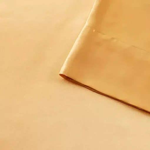 Gold Satin Standard 2-pc. Pillow Case Set