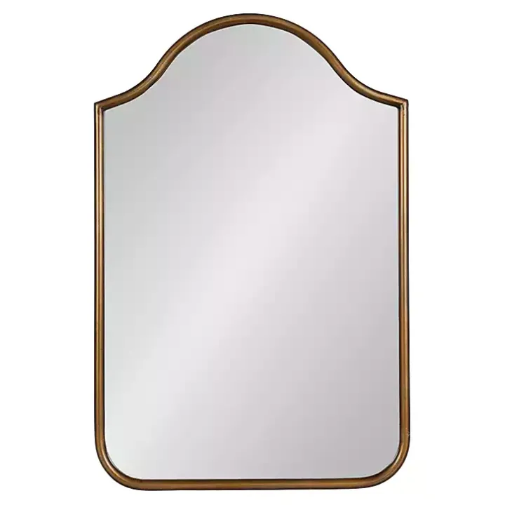 Gold Scalloped Arch Fellows Wall Mirror