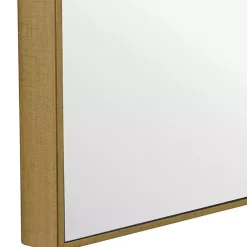 Gold Simple Frame Rectangle Wall Mirror