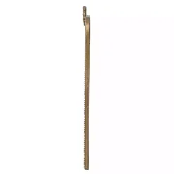 Gold Studded Scroll Arched Mirror, 36 in.