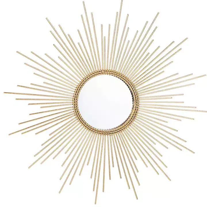 Gold Sunburst Nahla Wall Mirror