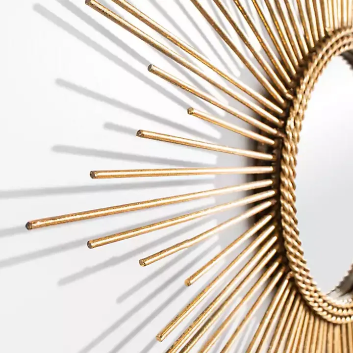 Gold Sunburst Nahla Wall Mirror