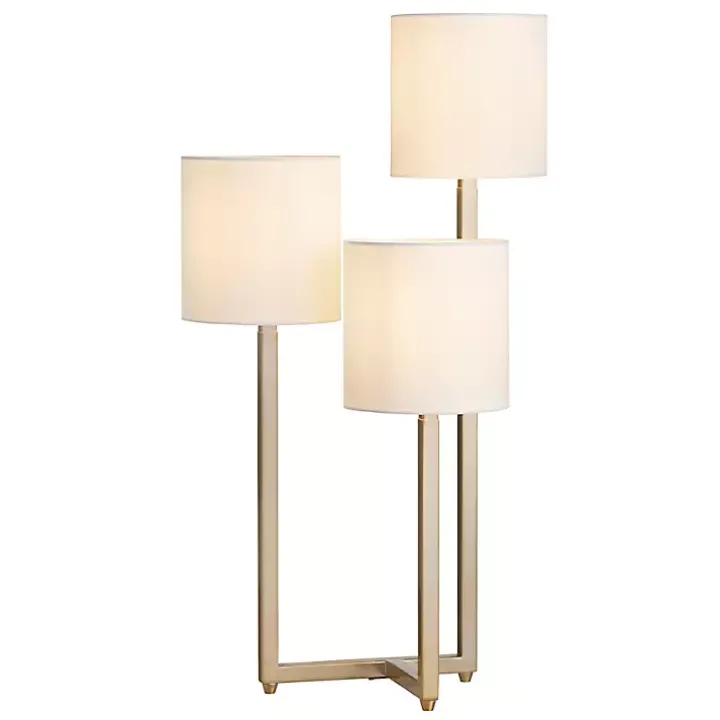 Gold Triple Light Table Lamp