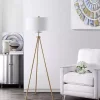 Gold Tripod Modern Floor Lamp