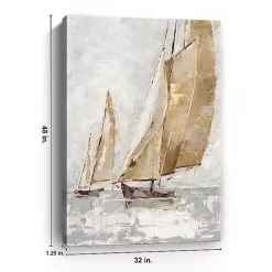 Golden Sails Canvas Art Print