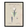 Golf Tee Patent Framed Art Print