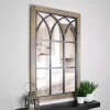 Grandview Arched Windowpane Mirror